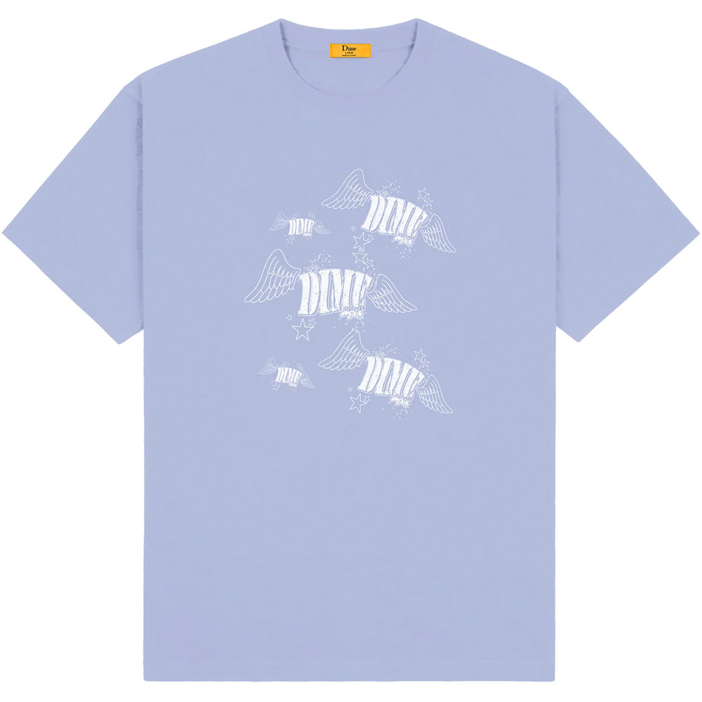 Dime MTL Wings T Shirt Light Indigo