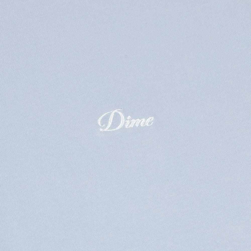 Dime MTL Cursive Small Logo T-Shirt Blue Fog