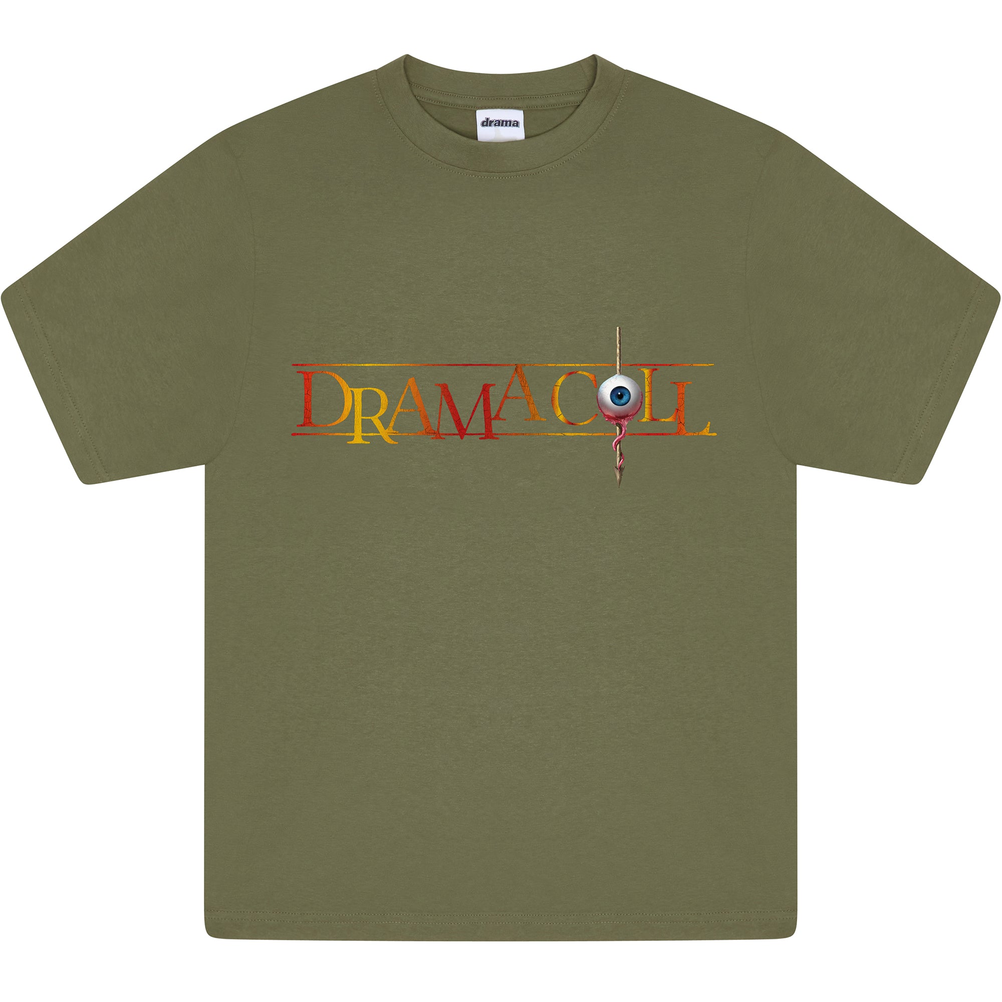 Drama Call Never Call Tee Olive