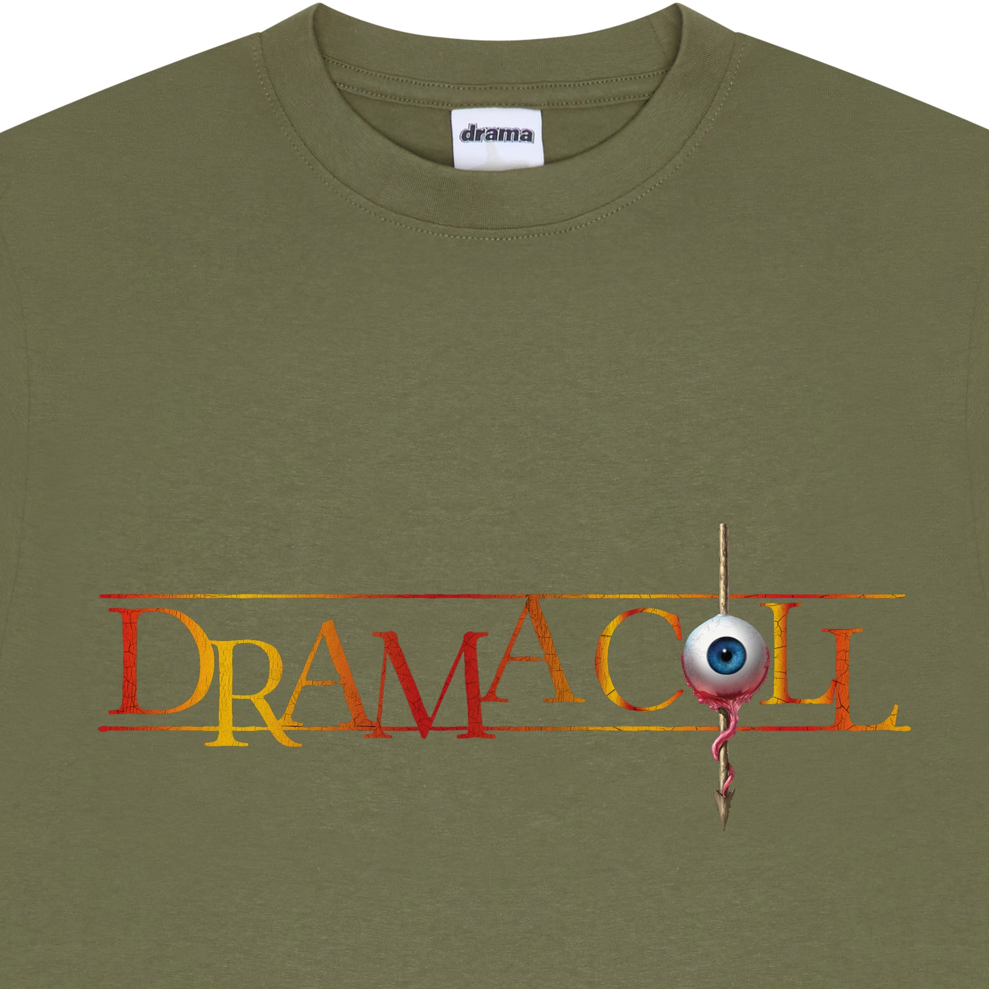 Drama Call Never Call Tee Olive