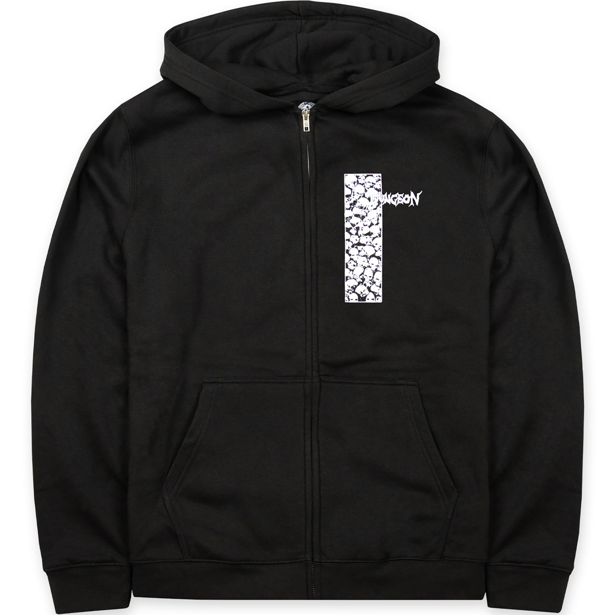 Dungeon Gateway Endless Zip Hood Black