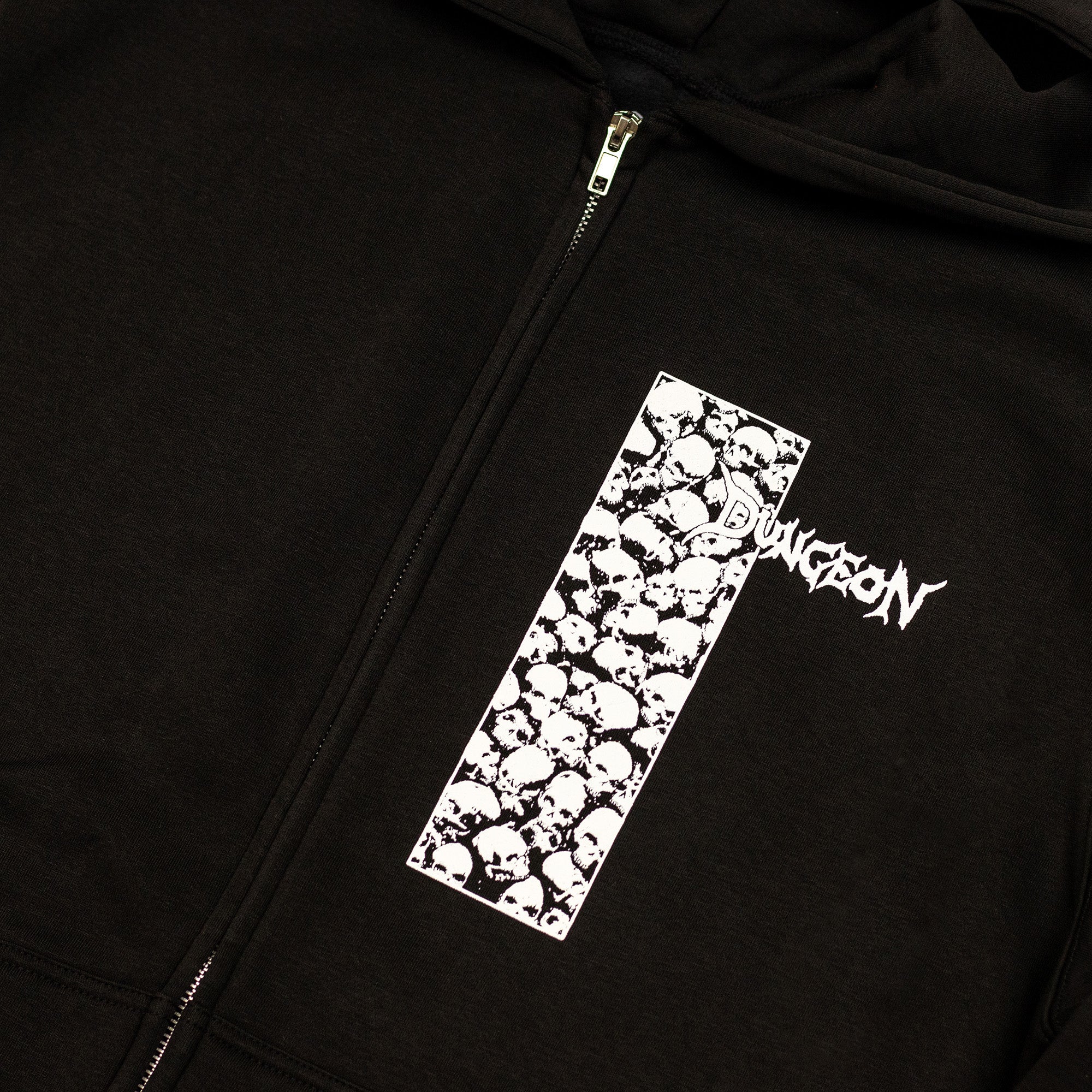 Dungeon Gateway Endless Zip Hood Black