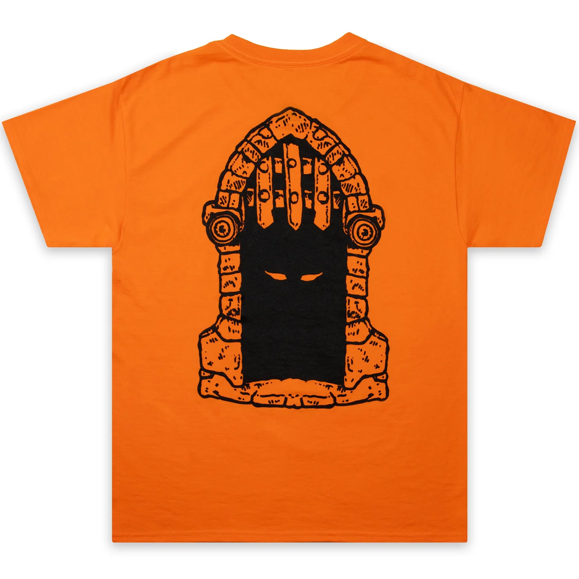 Dungeon Gateway Portcullis Tee Safety Orange