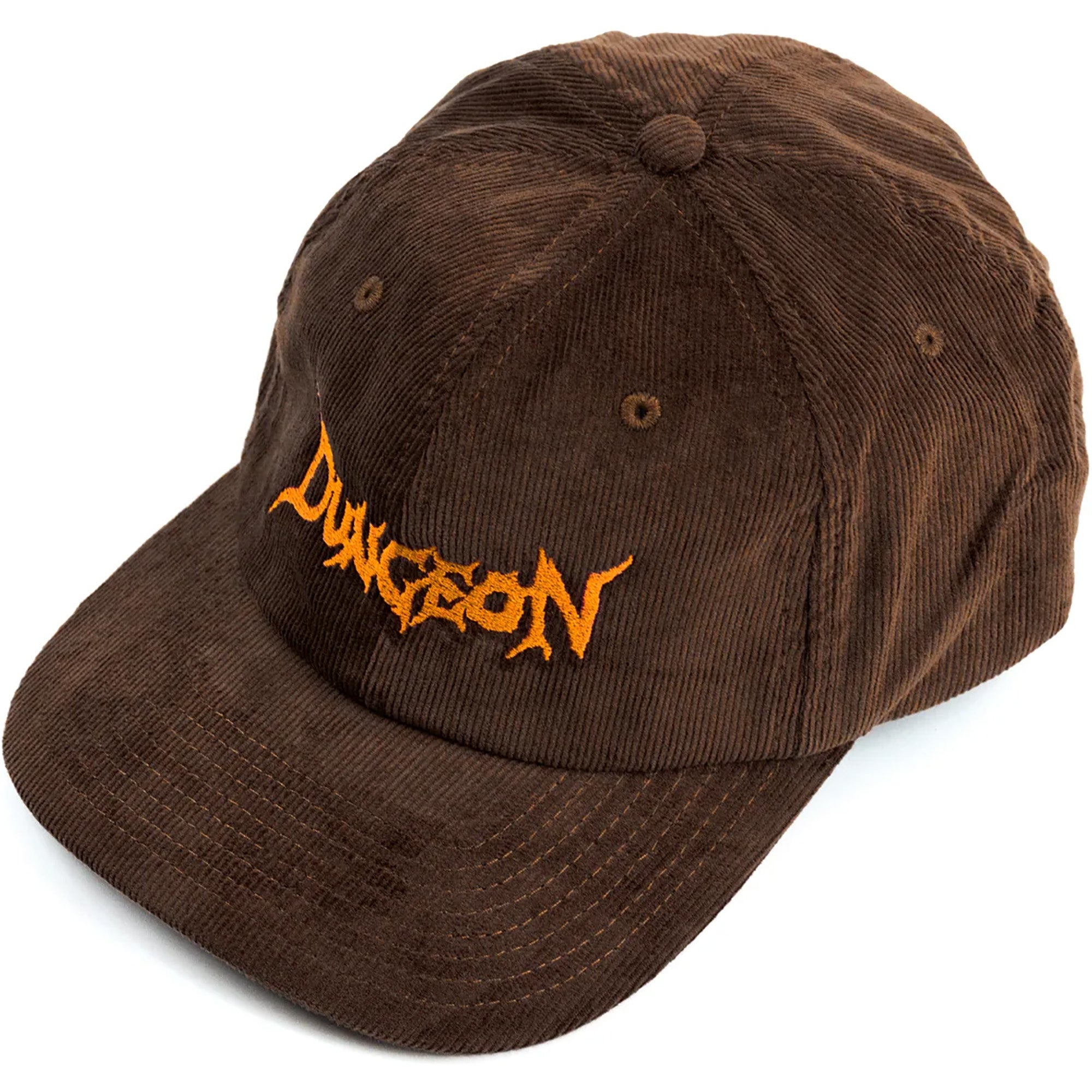 Dungeon Gateway Scrawl Cord Cap Brown/Neon Orange
