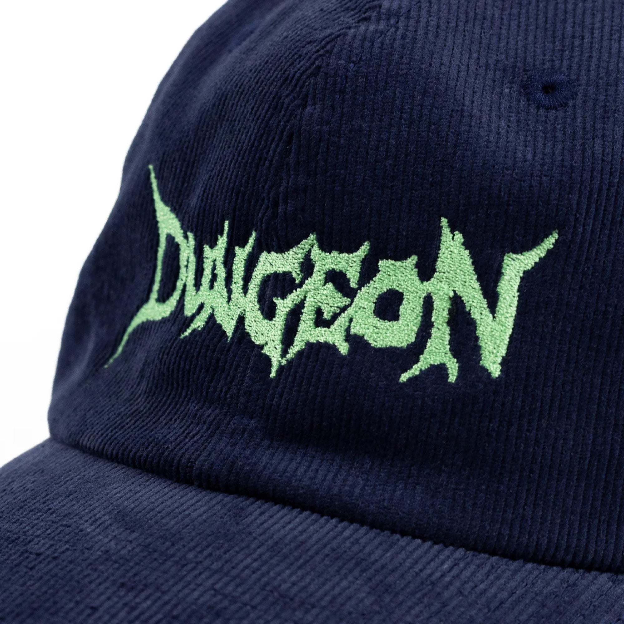 Dungeon Gateway Scrawl Cord Cap Navy/Electric Green