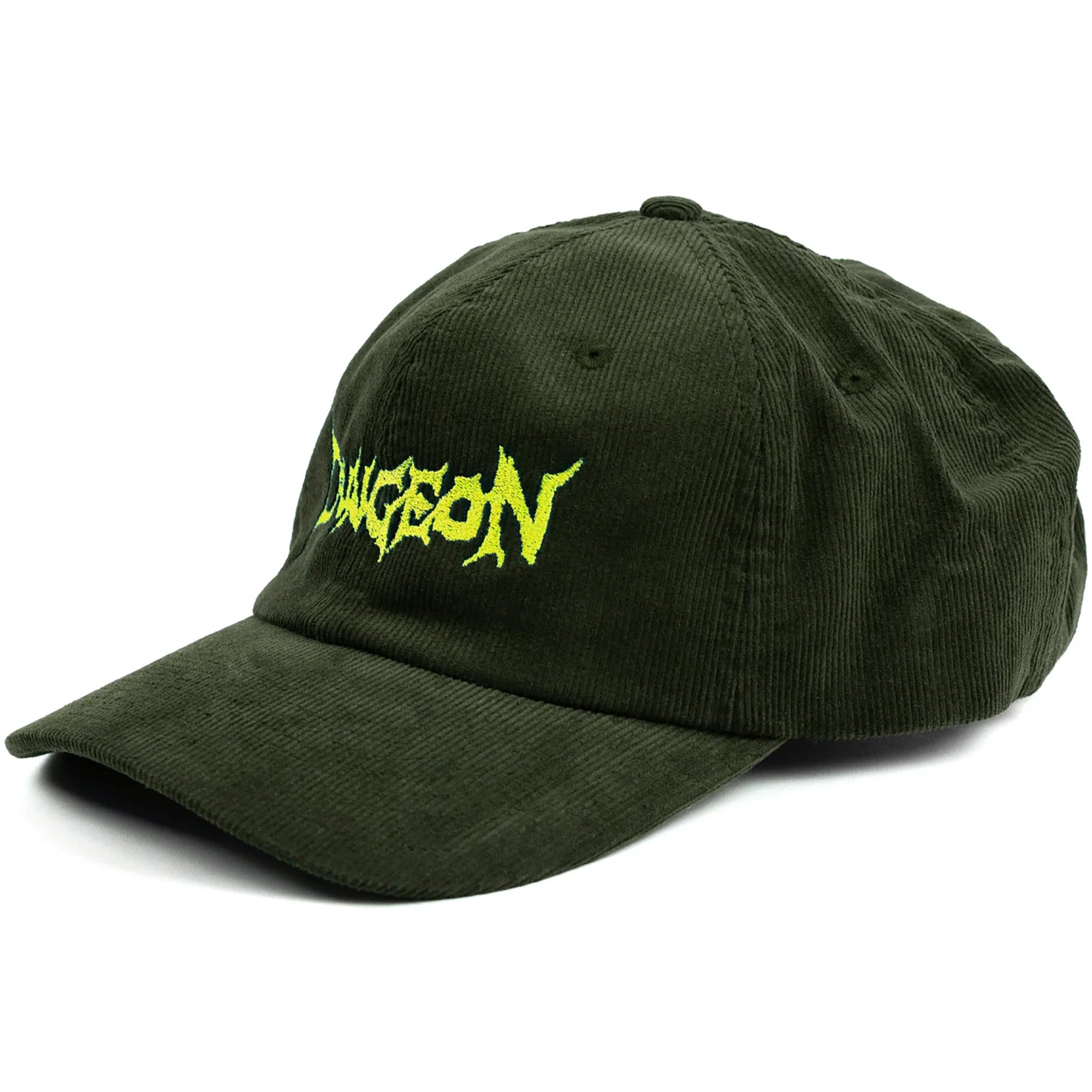Dungeon Gateway Scrawl Cord Cap Olive/Tennis Ball Yellow