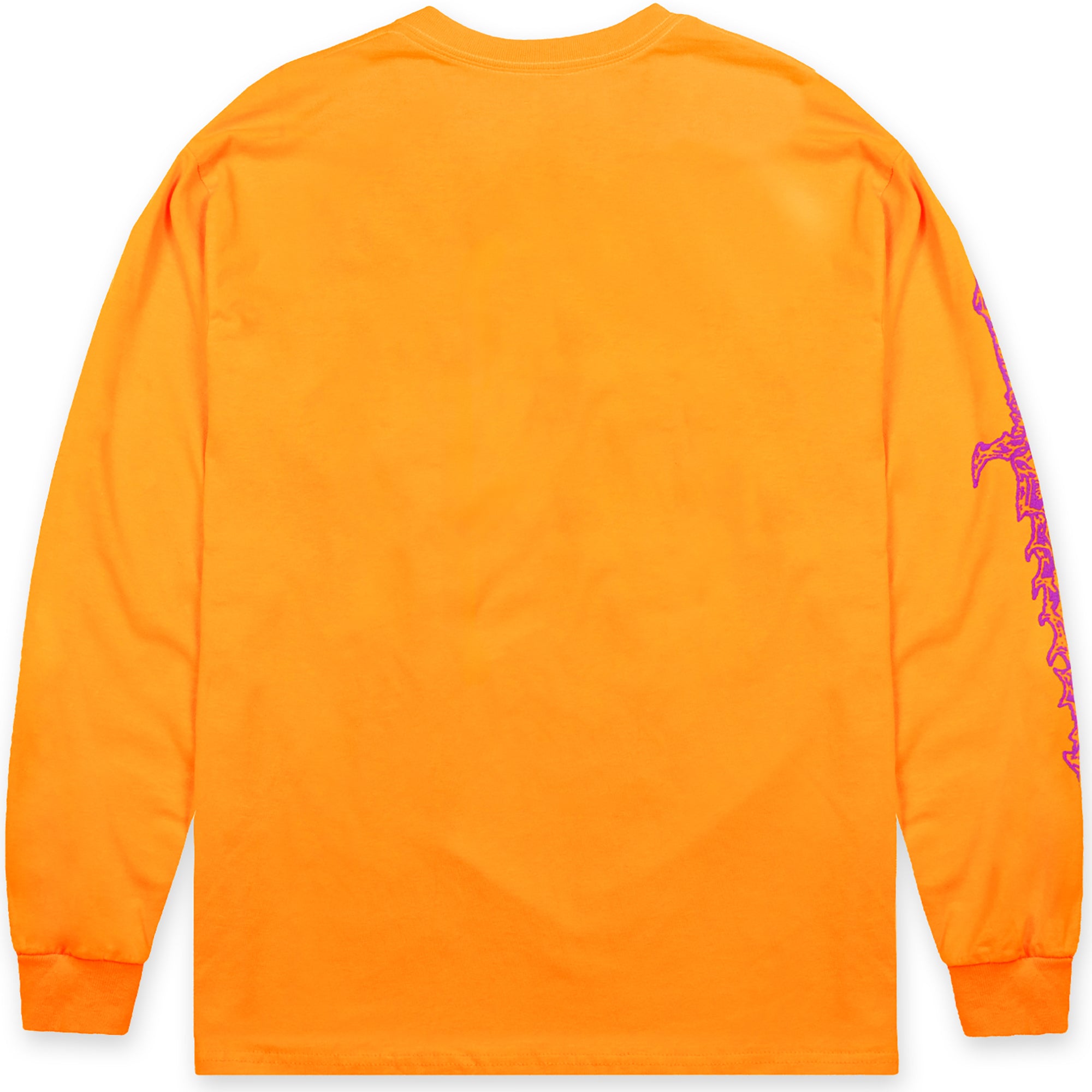 Dungeon Gateway Spell Caster Long Sleeve Tee Safety Orange