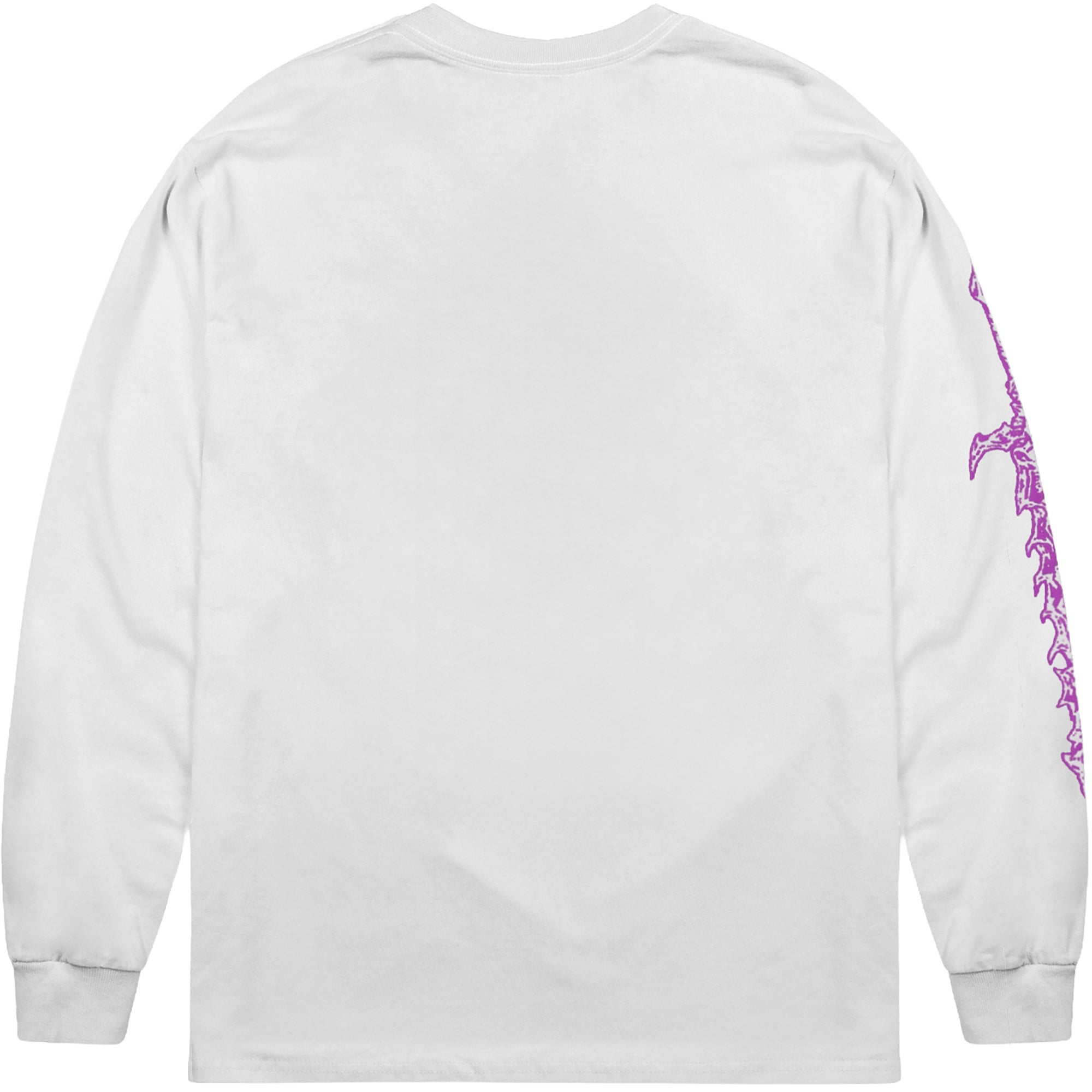 Dungeon Gateway Spell Caster Long Sleeve Tee White