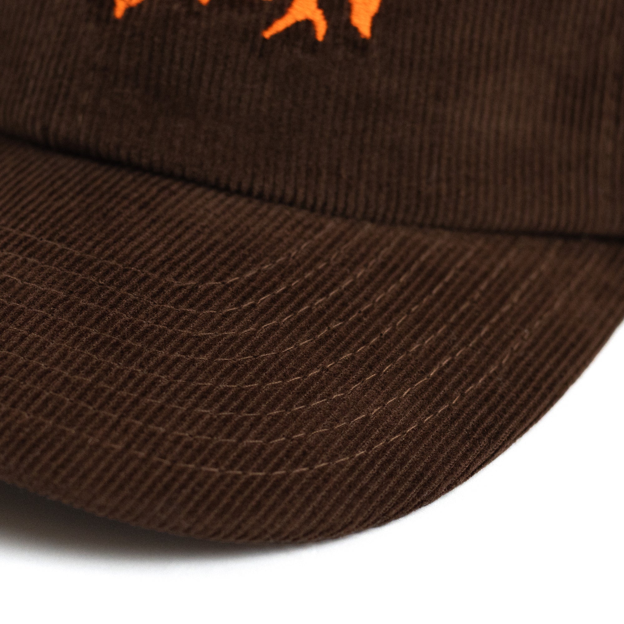 Dungeon Gateway Scrawl Cord Cap Brown/Neon Orange