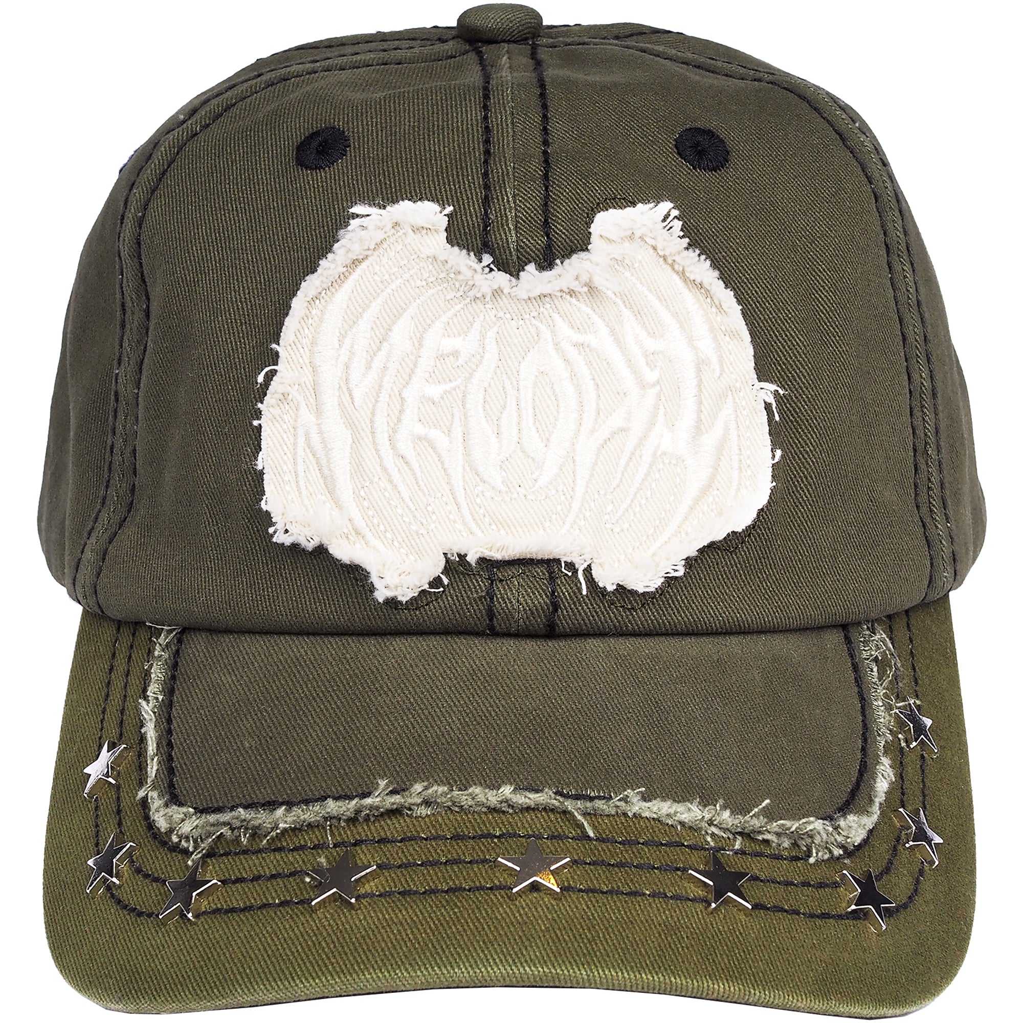 EC Melodi Star Studded Hat Muddy Green