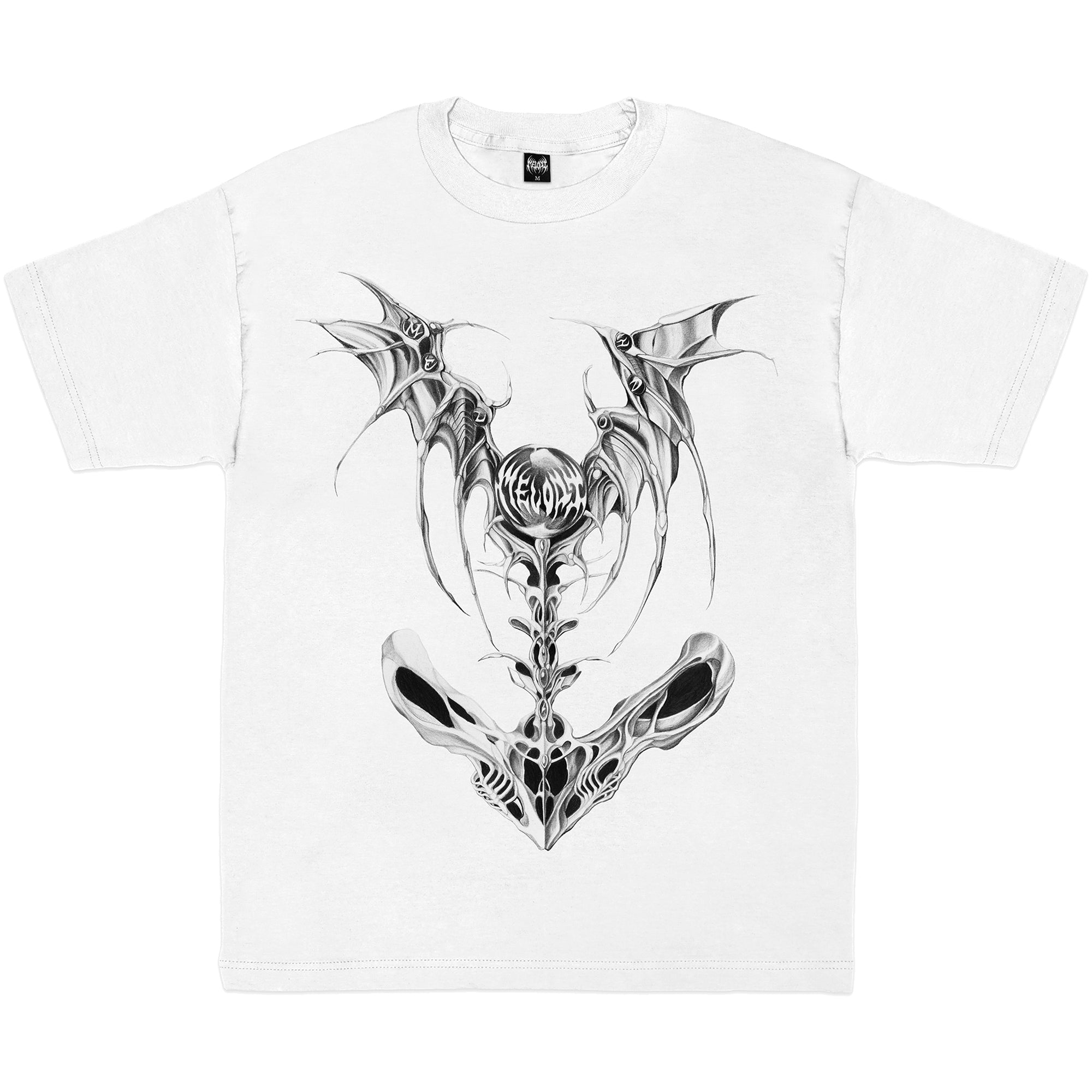 EC Melodi Exoskeleton Tee White