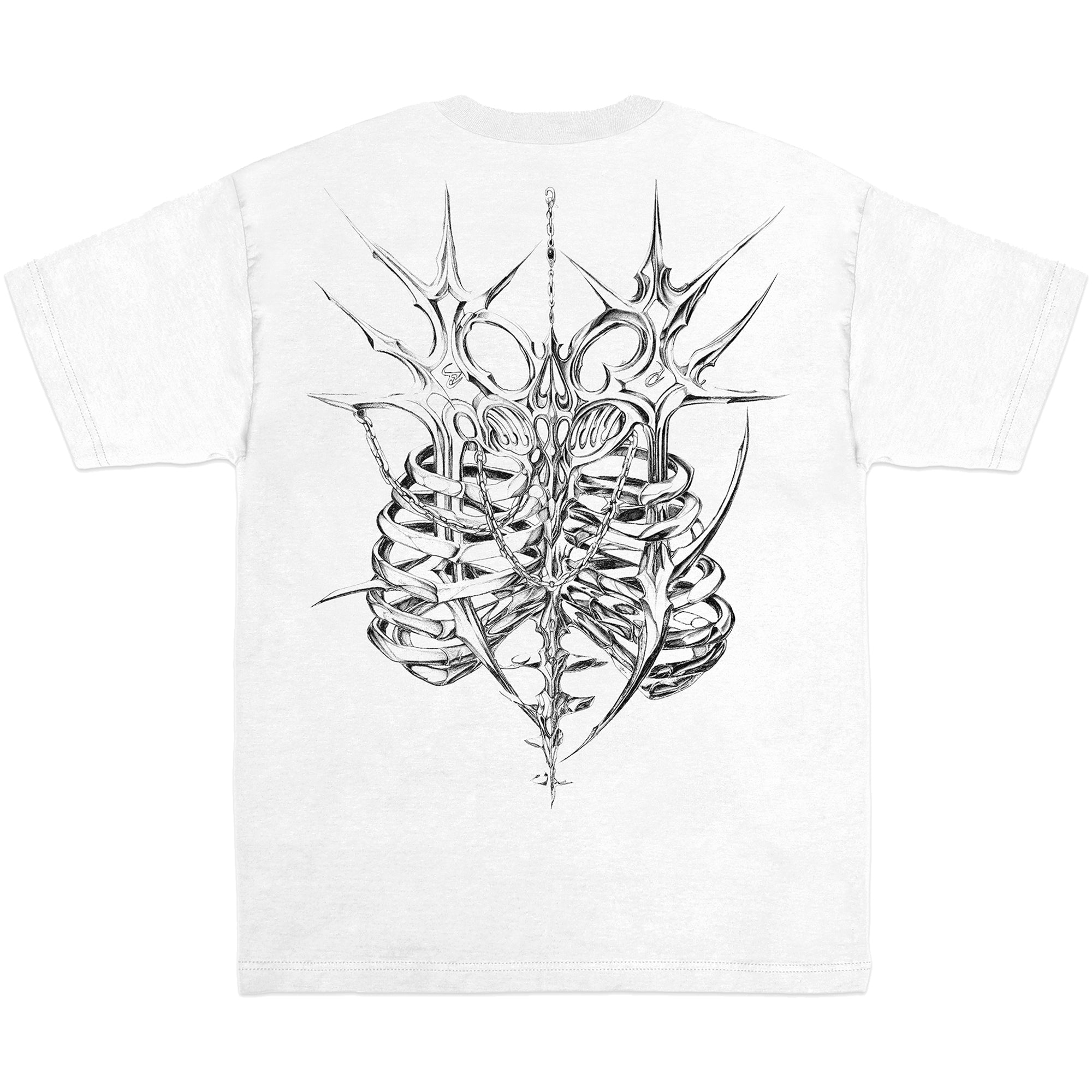 EC Melodi Exoskeleton Tee White