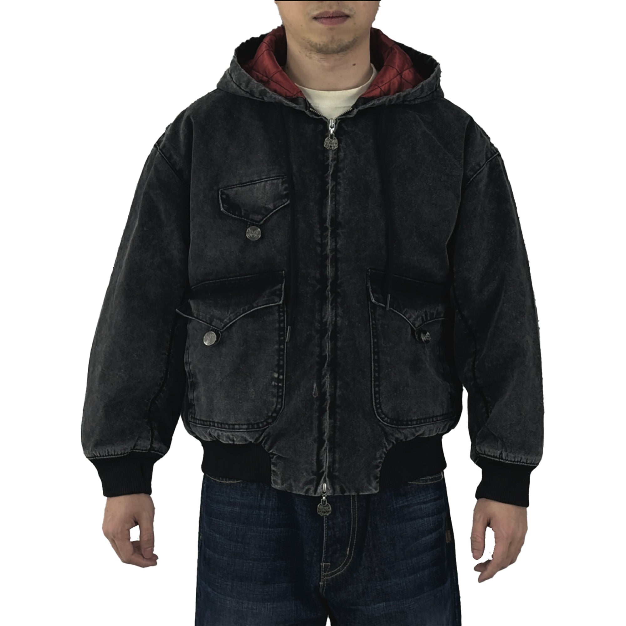 EC Melodi Scar Stitch Jacket Black