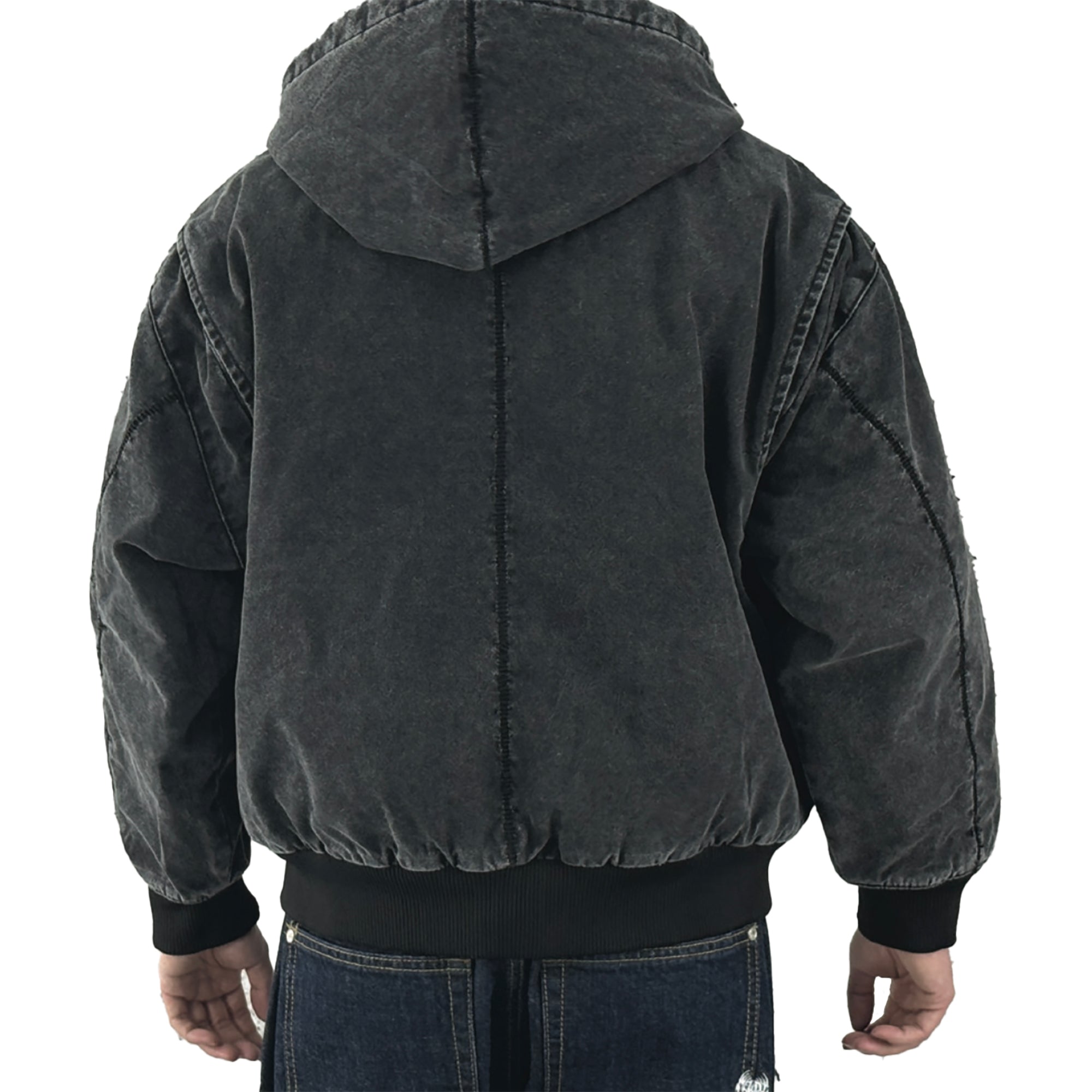 EC Melodi Scar Stitch Jacket Black