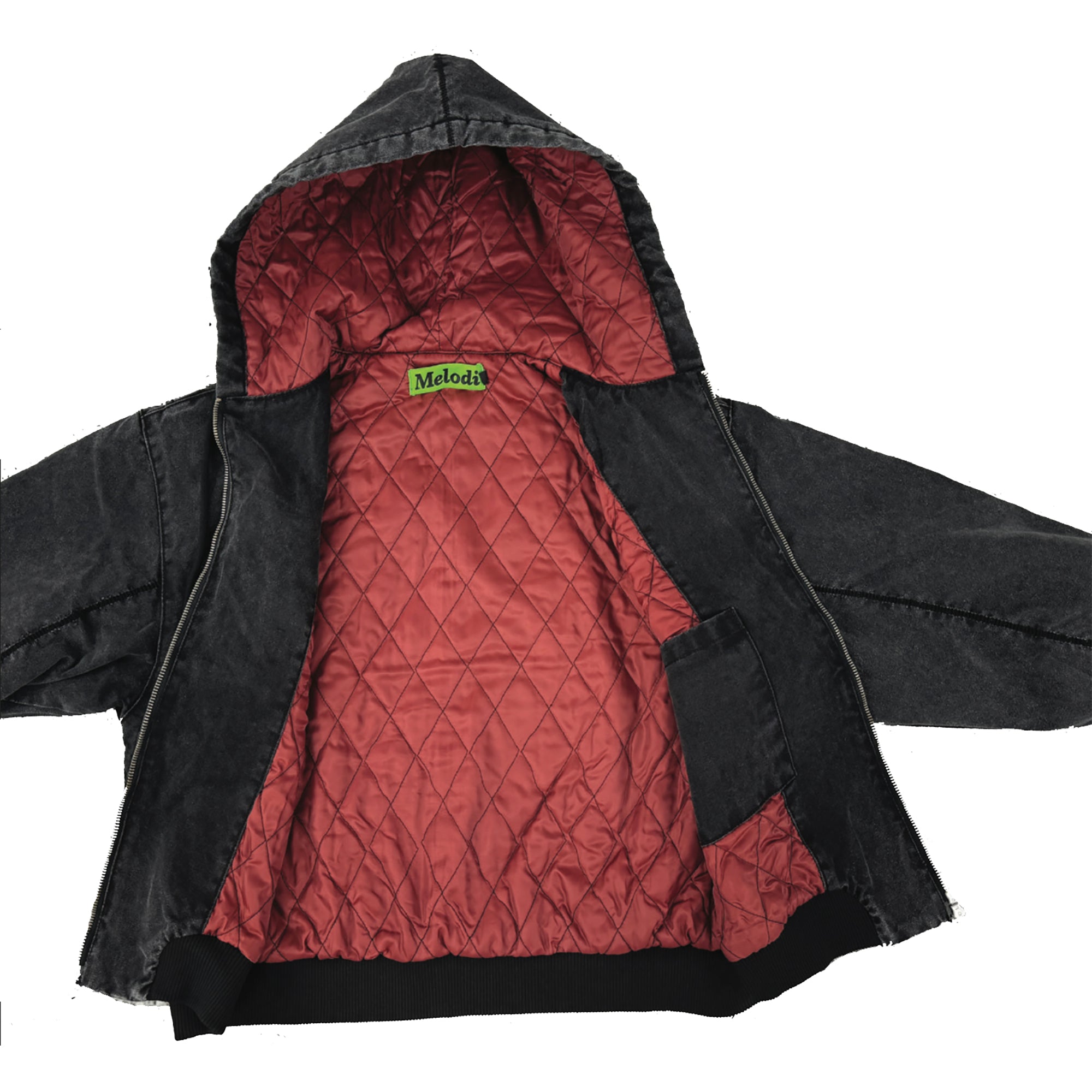 EC Melodi Scar Stitch Jacket Black