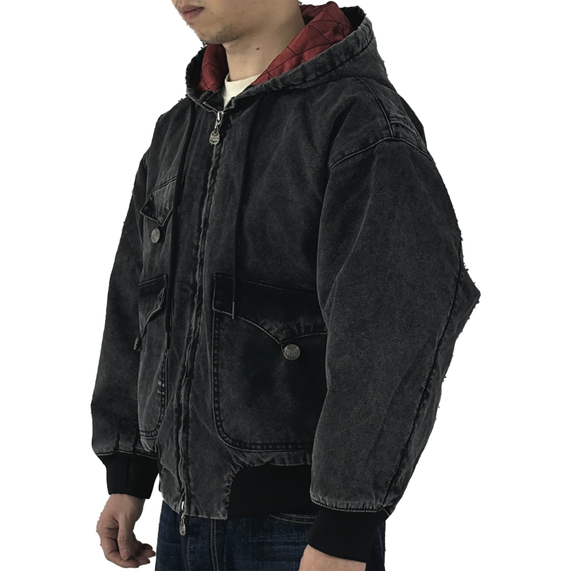 EC Melodi Scar Stitch Jacket Black