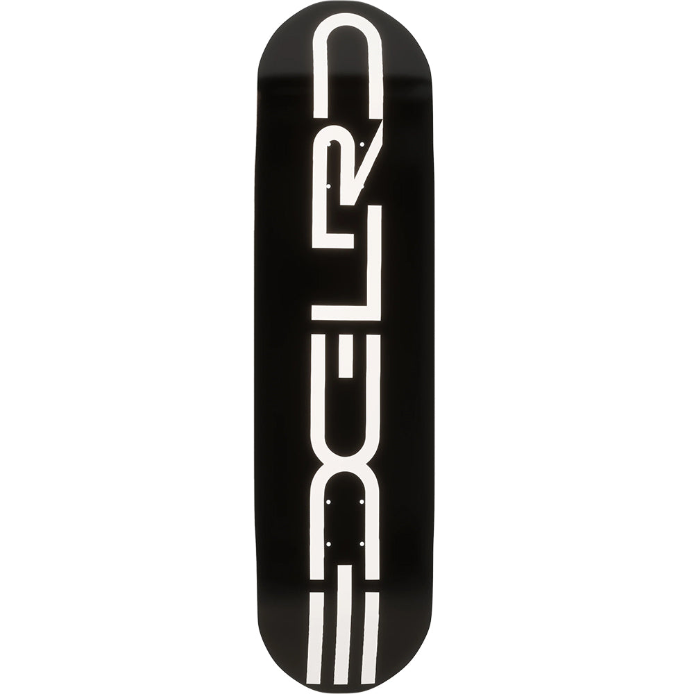 EDGLRD Tech Script Team Skateboard Deck Black/White 8.25"
