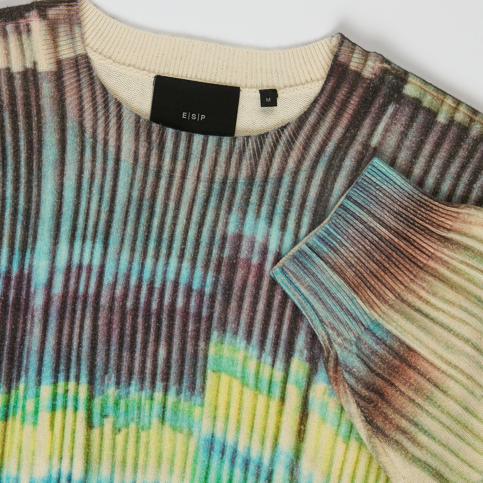 Element ESP Daily News Crew Neck Sweater Antique White