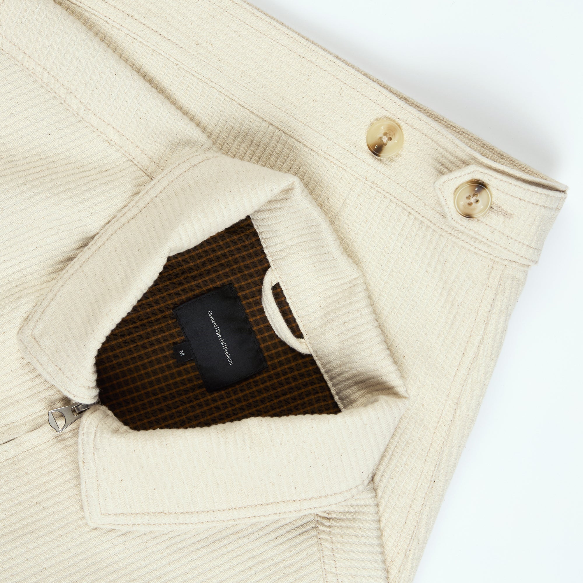 Element ESP Work Jacket Seersucker Natural