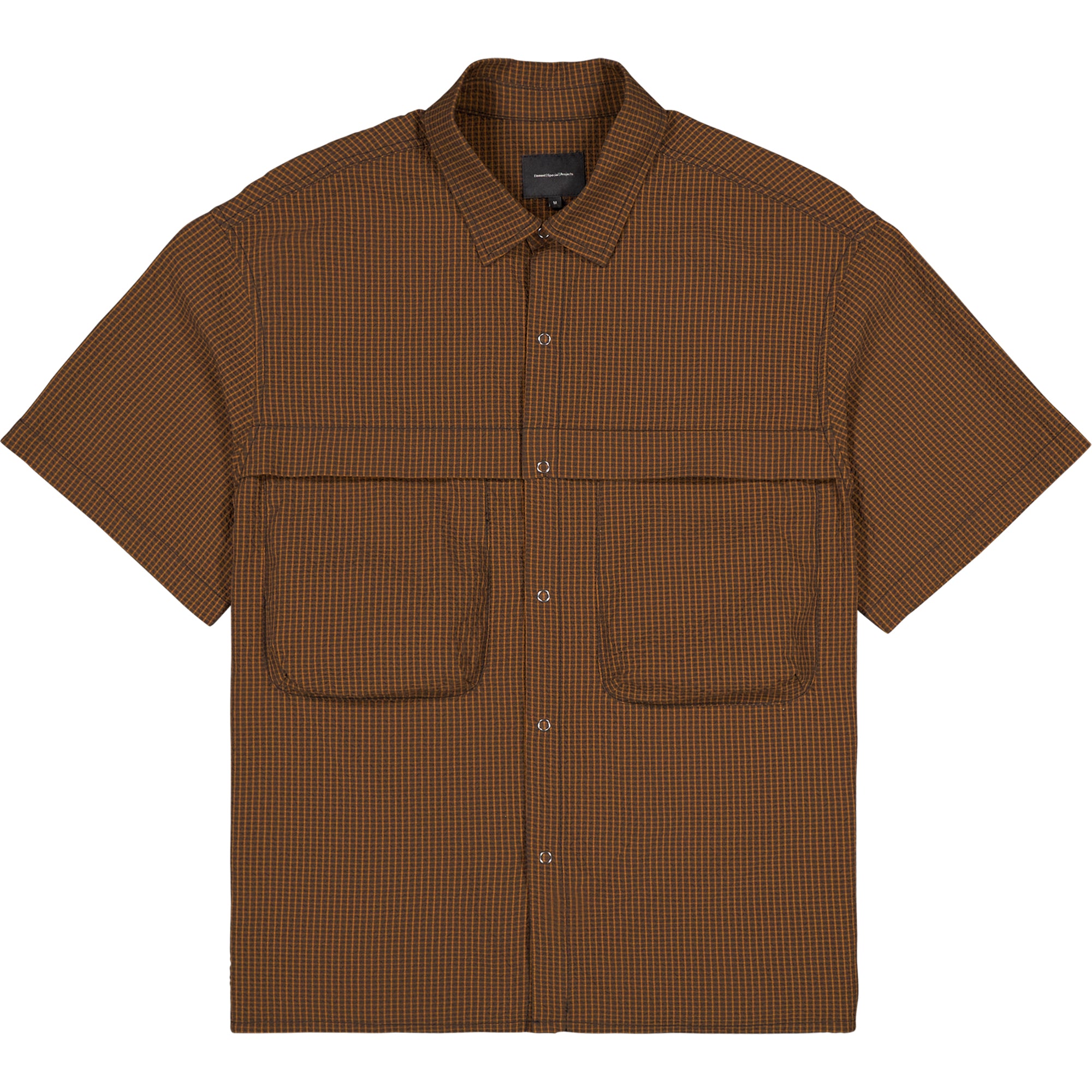 Element ESP Zephyr Shirt Micro Check Off Black Ginger