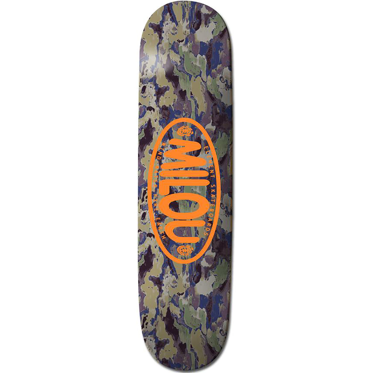 Element Vincent Milou Hidden Skateboard Deck 8.25"