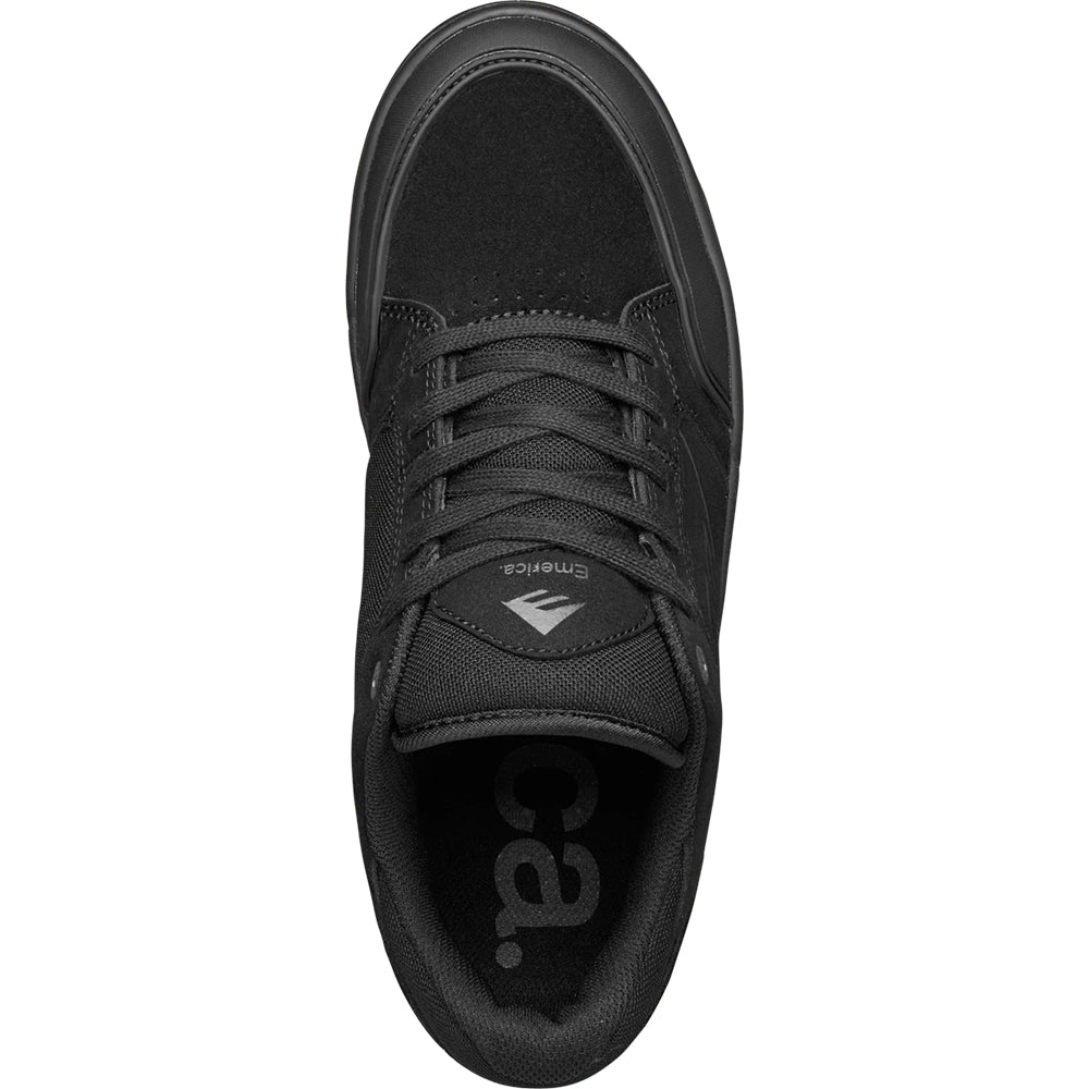 Emerica Heretic Shoes Black/Black