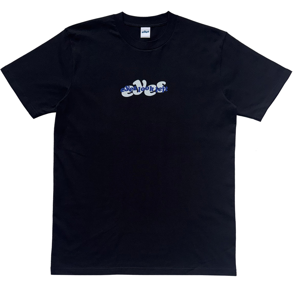 Eyes Look Left Logo In Logo Tee Black