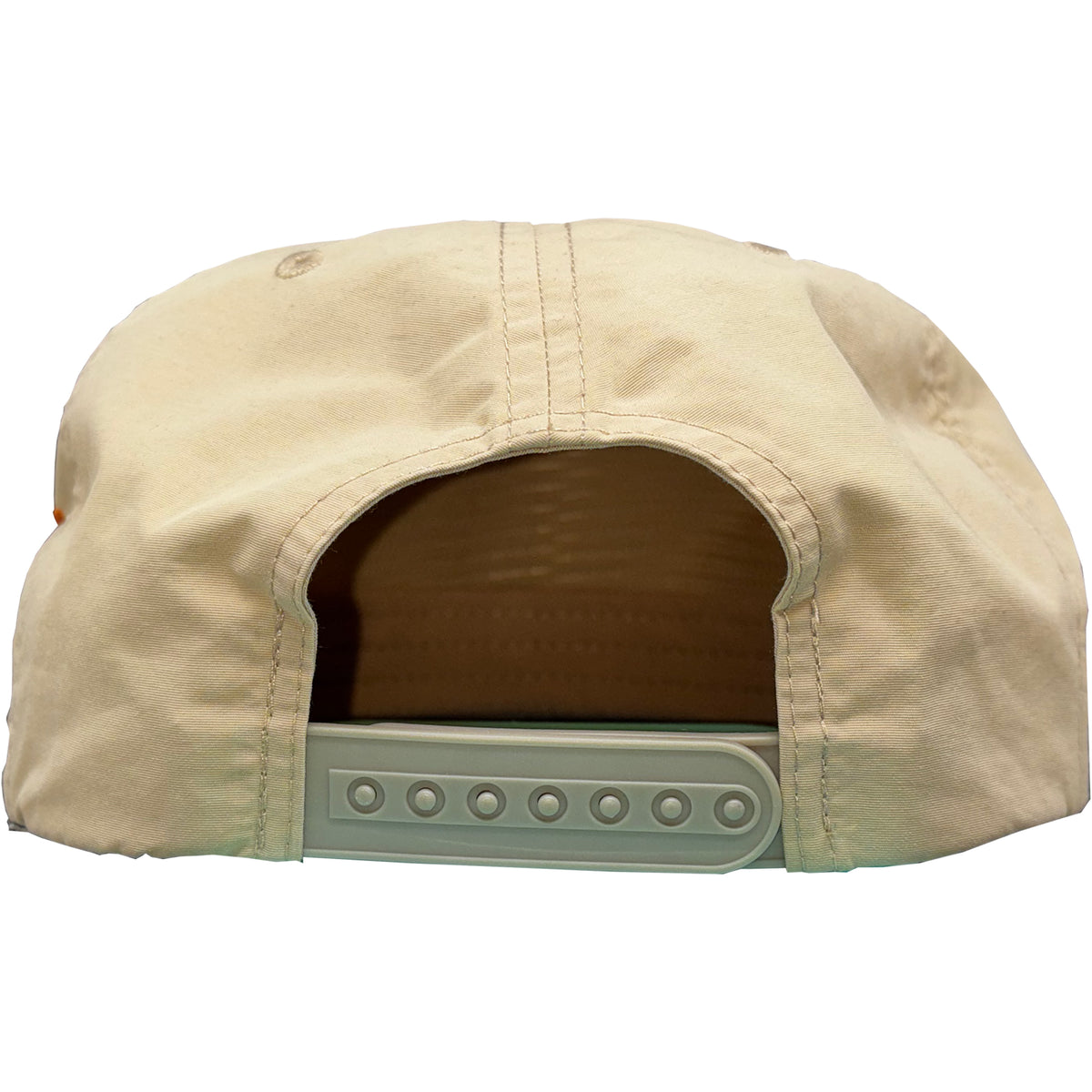Eyes Look Left Logo Stack Cap Beige