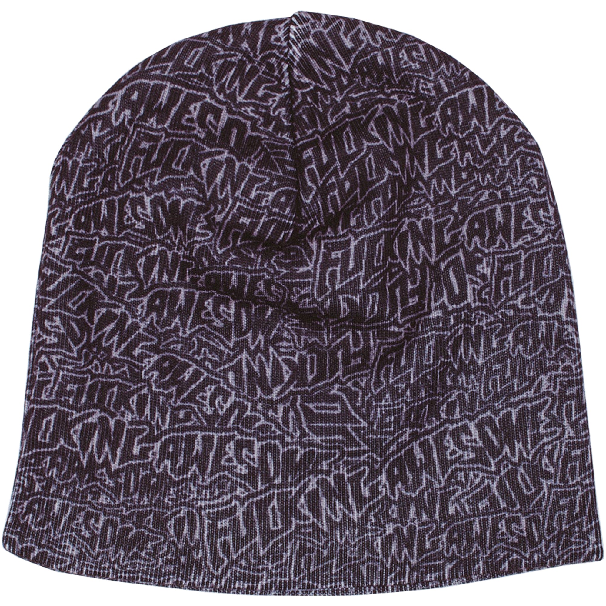 Fucking Awesome For Your Health Skully Beanie Black