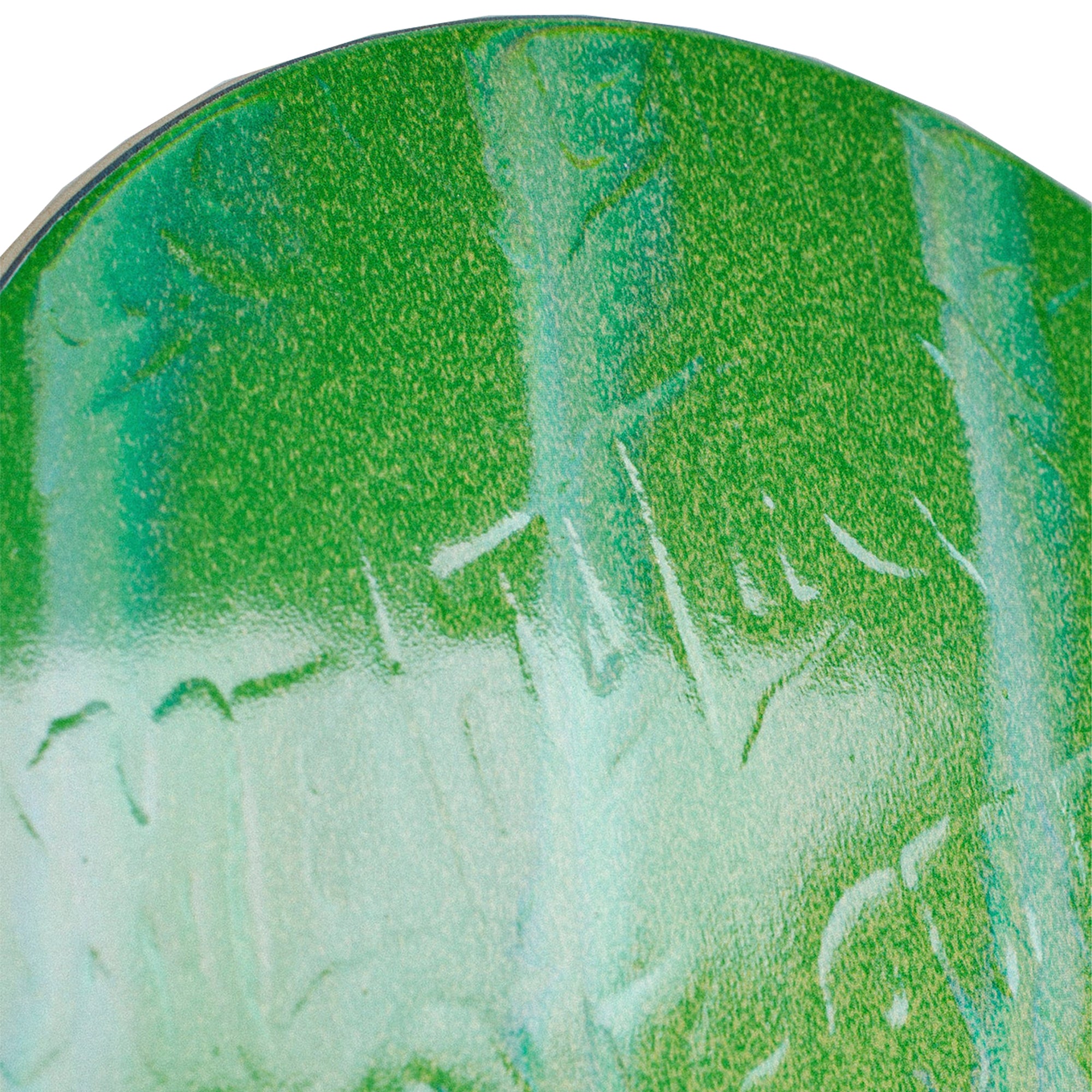 Fucking Awesome Neon Green Stamp Embossed Skateboard Deck 8"
