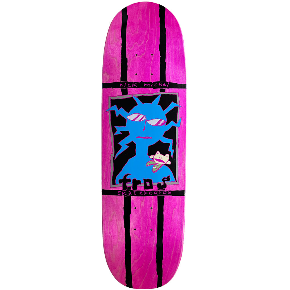 Frog Nick Michel Shoulder Frog Skateboard Deck 9.1"