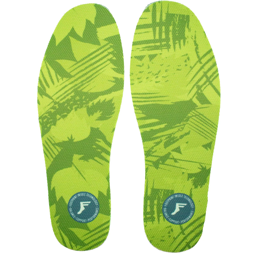 Footprint Kingfoam Flat Insoles 3mm Green Camo