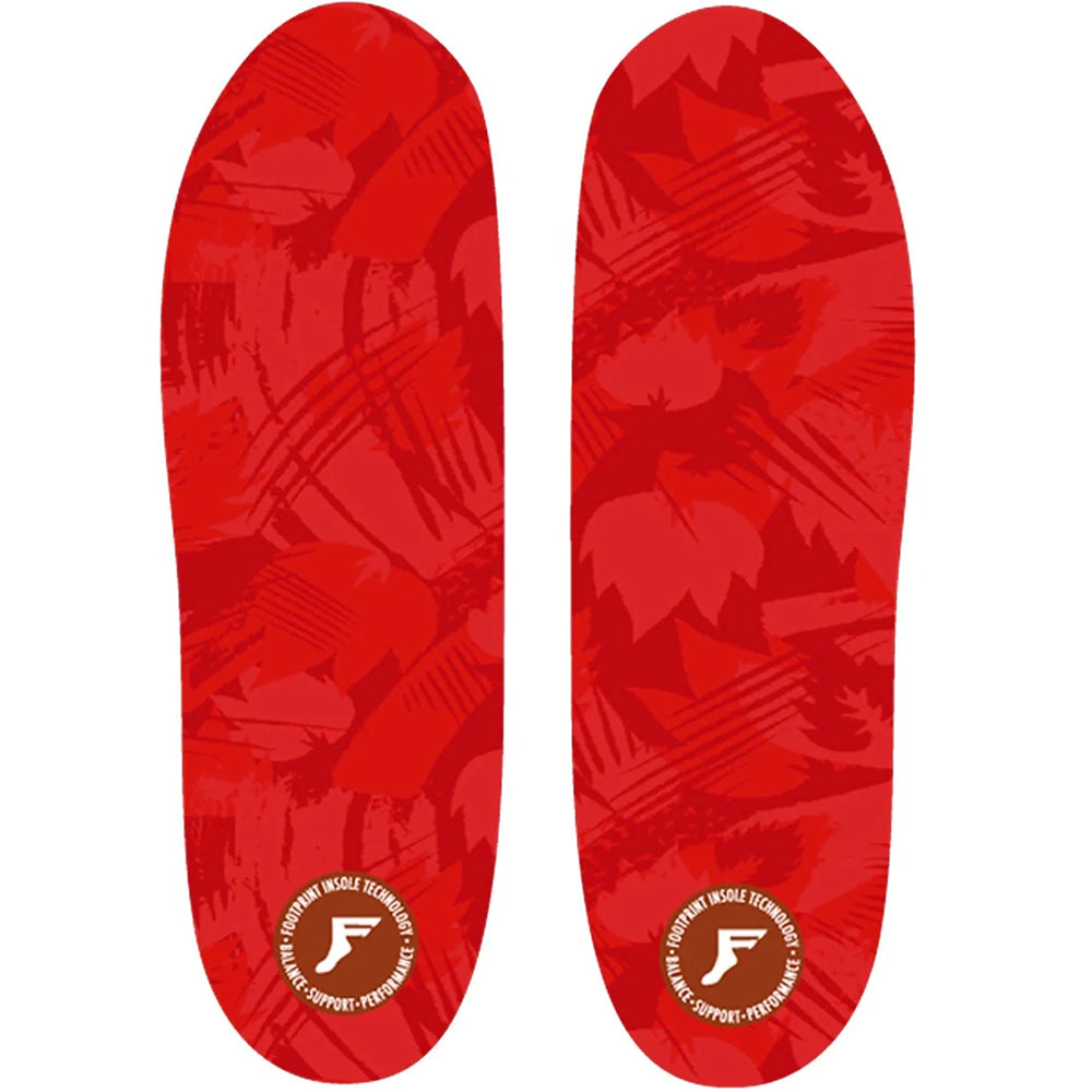 Footprint Kingfoam Flat Insoles 5mm Red Camo