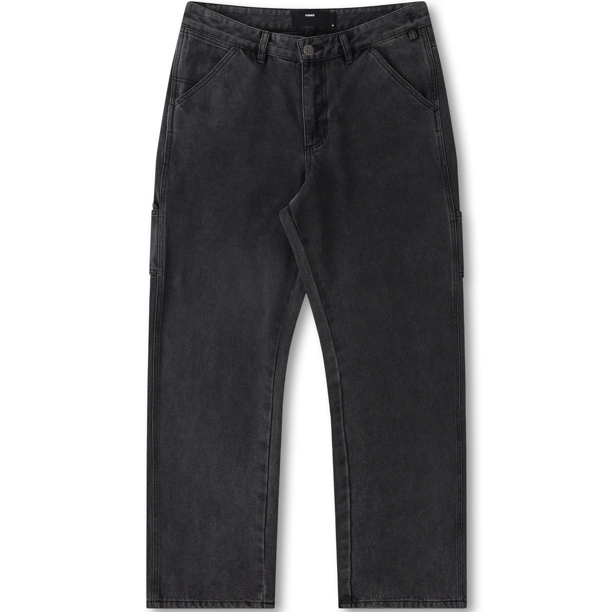 Former VT Distend Denim Carpenter Pant Washed Black