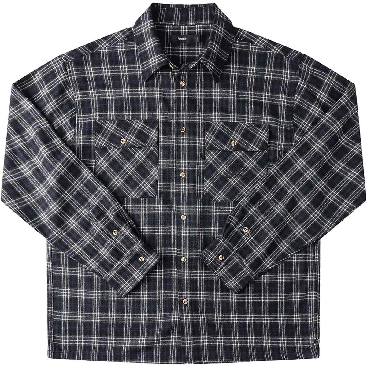 Former Vivian Flannel Shirt Black/Grey