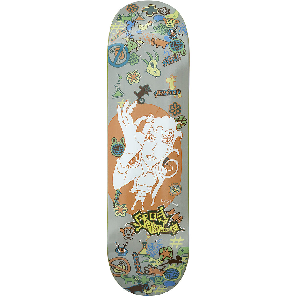 Frog Frankie Decker No Frog Zone Skateboard Deck 8.25"