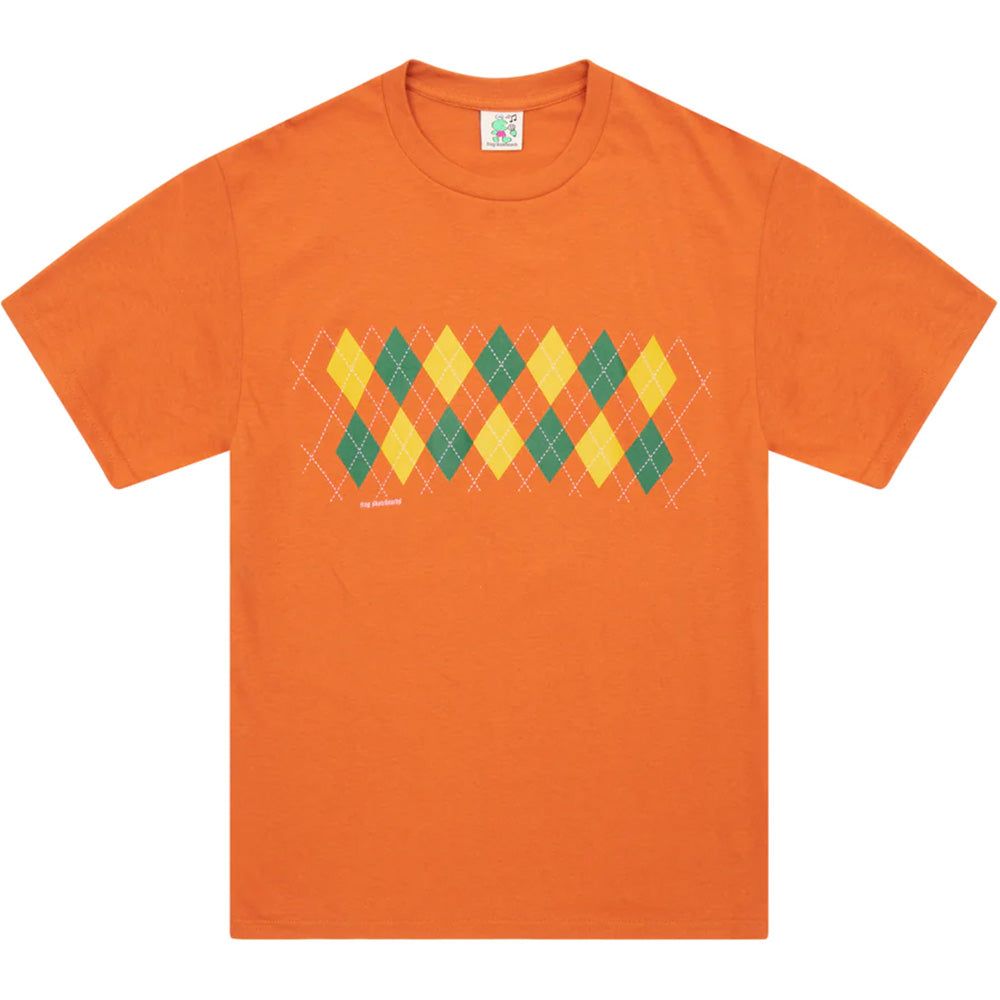 Frog Total Argyle Tee Dark Orange