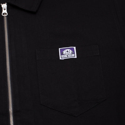 Fucking Awesome Avatar Zip Work Shirt Black