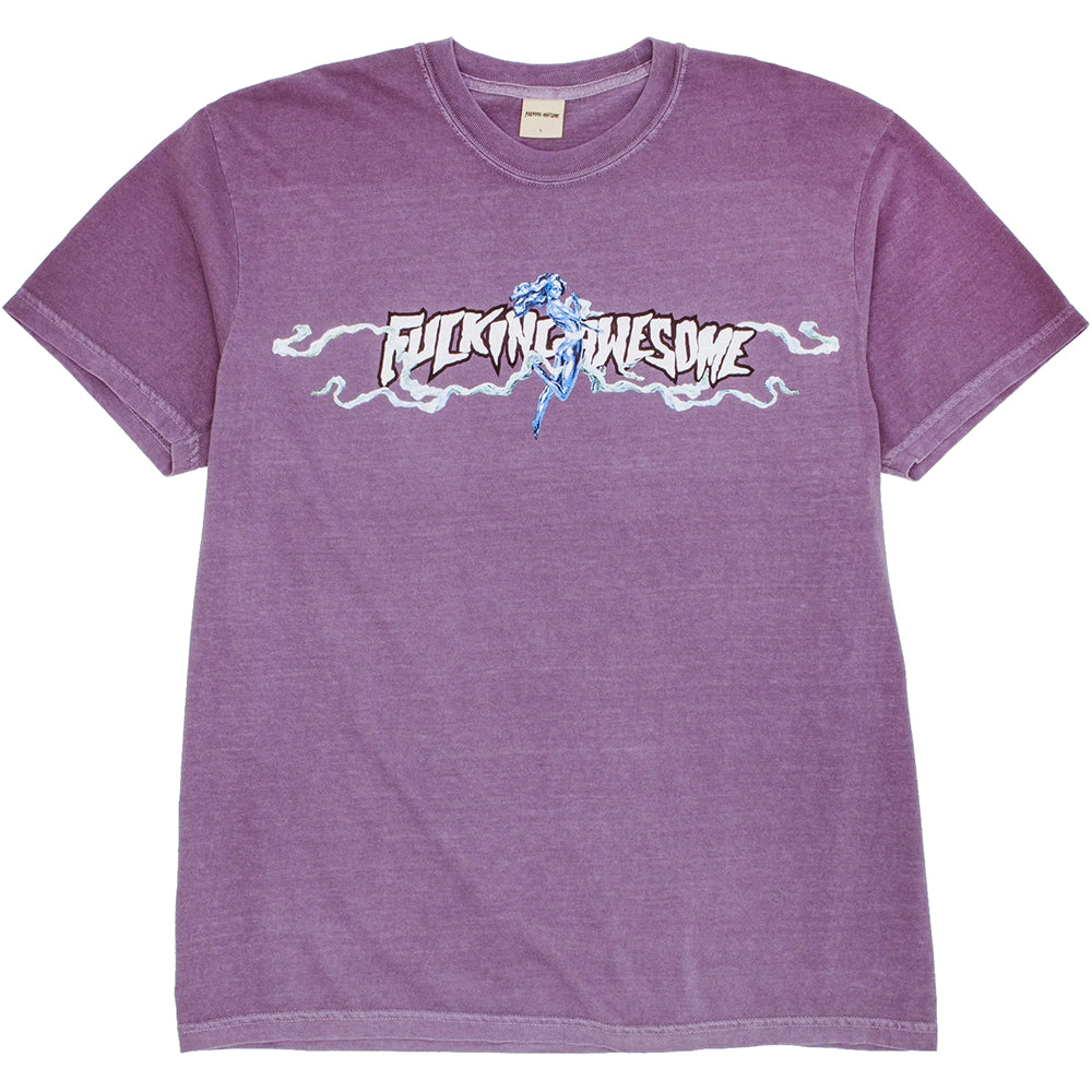 Fucking Awesome Baskin Ribbons Short Sleeve Tee Blackberry
