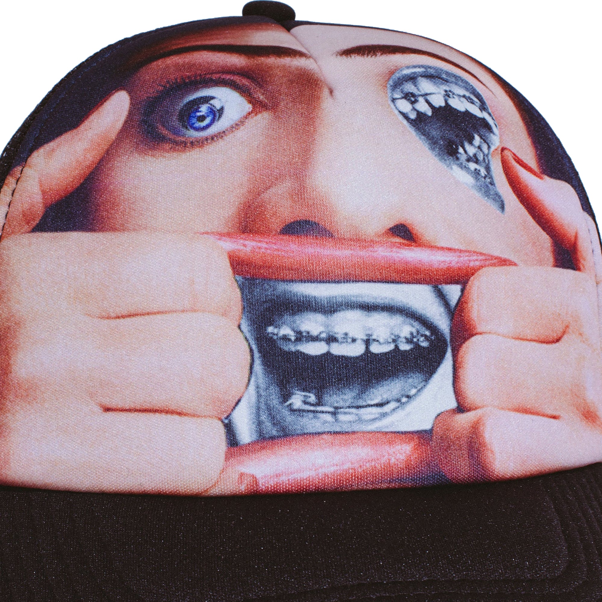 Fucking Awesome Brace Face Trucker Hat Black