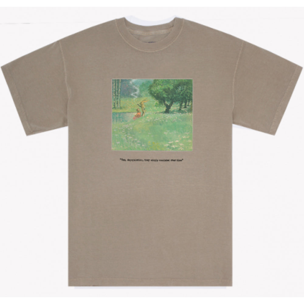 Fucking Awesome Depopulation Short Sleeve Tee Khaki