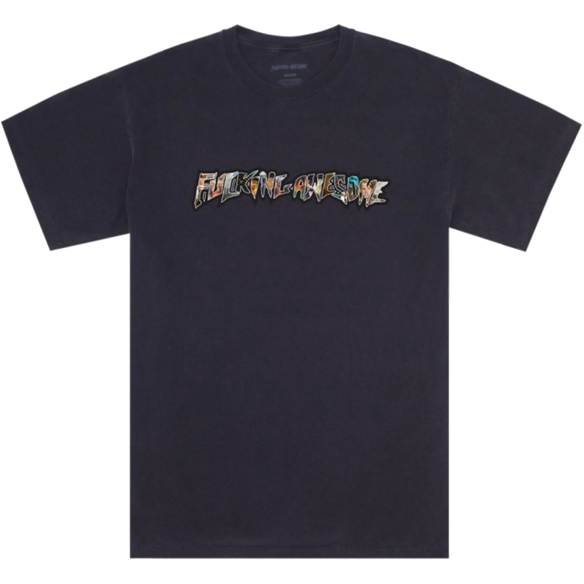 Fucking Awesome Dill Collage Logo Short Sleeve Tee Pepper