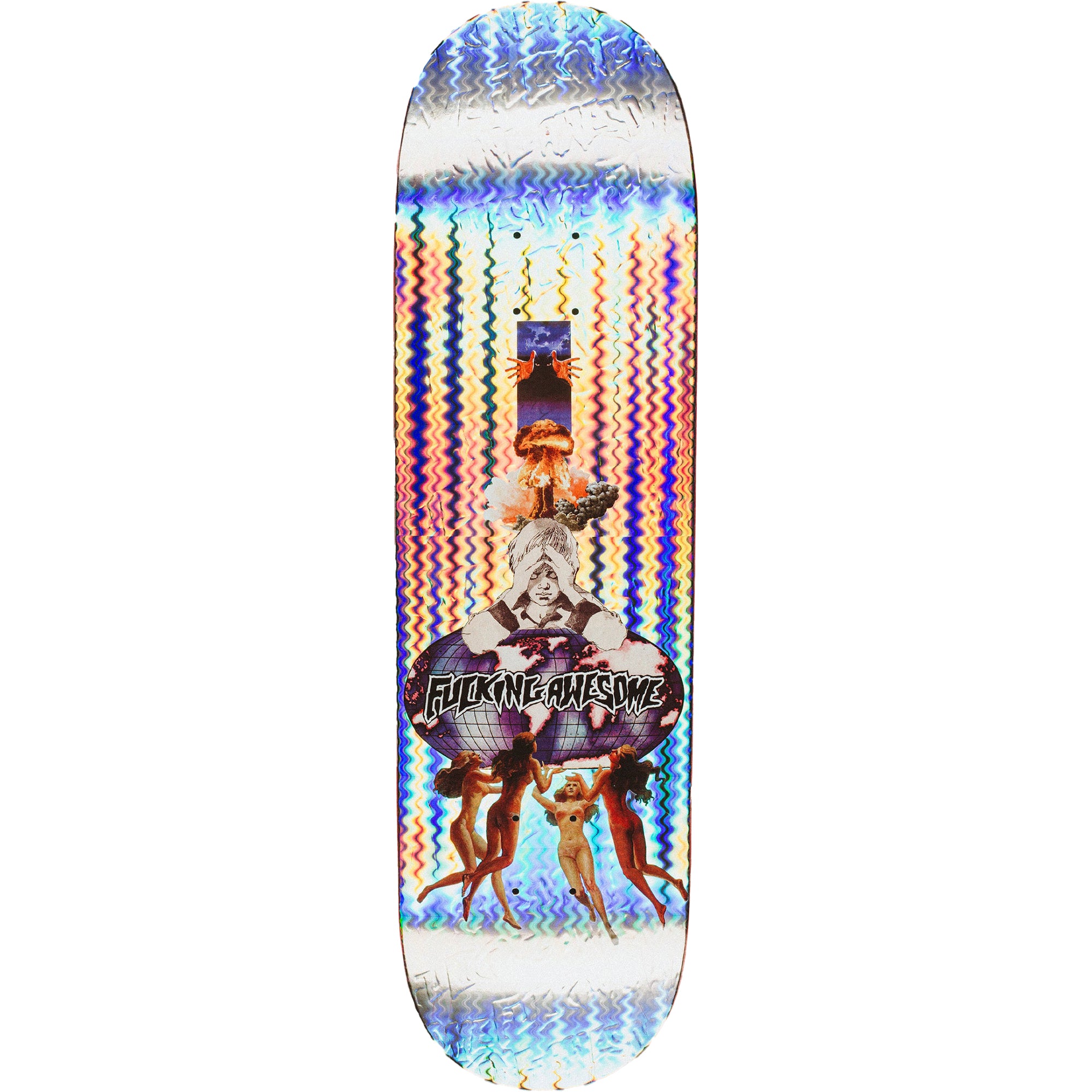 Fucking Awesome Elijah Berle World Holo Skateboard Deck 8.5"
