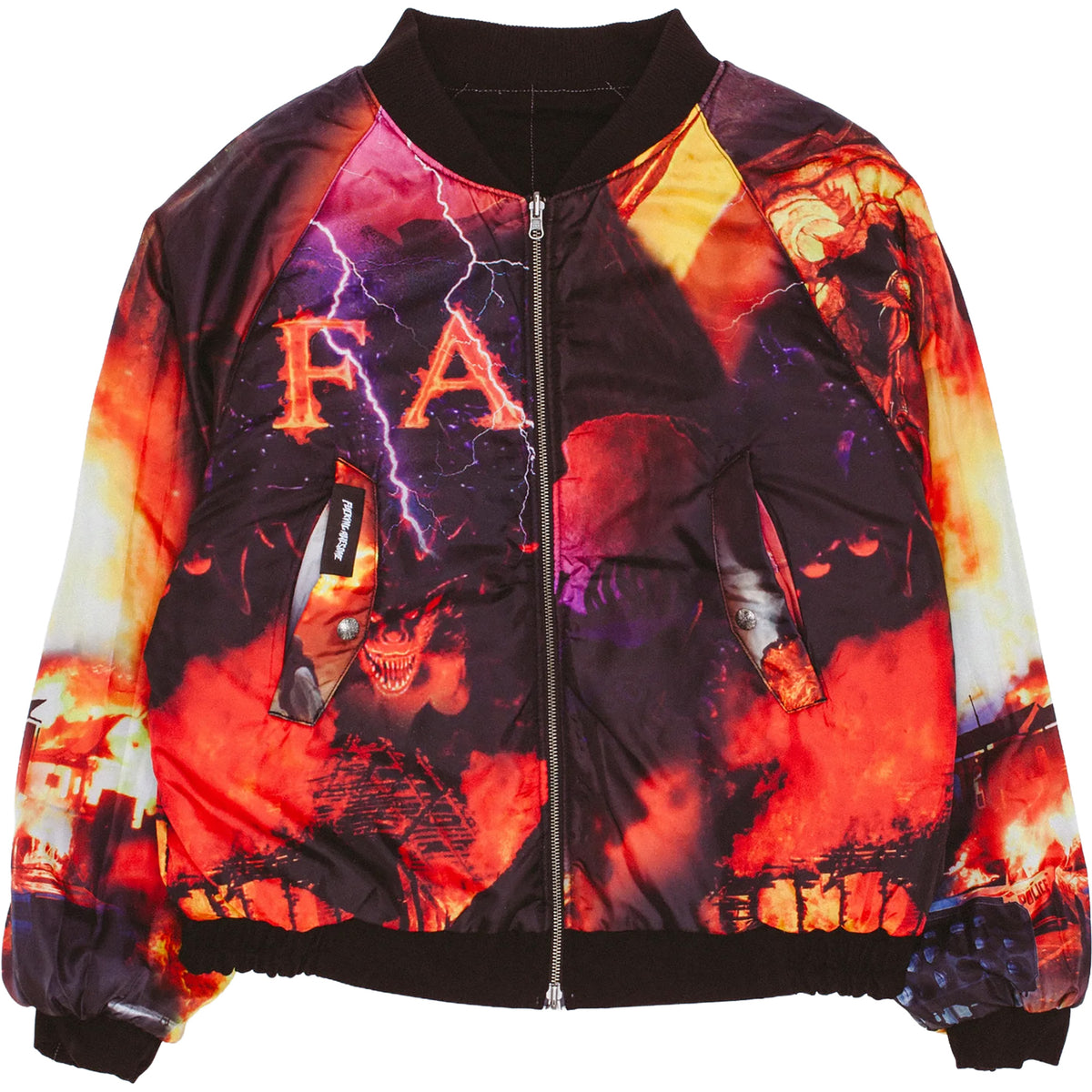 Fucking Awesome FA Reversible Bomber Black