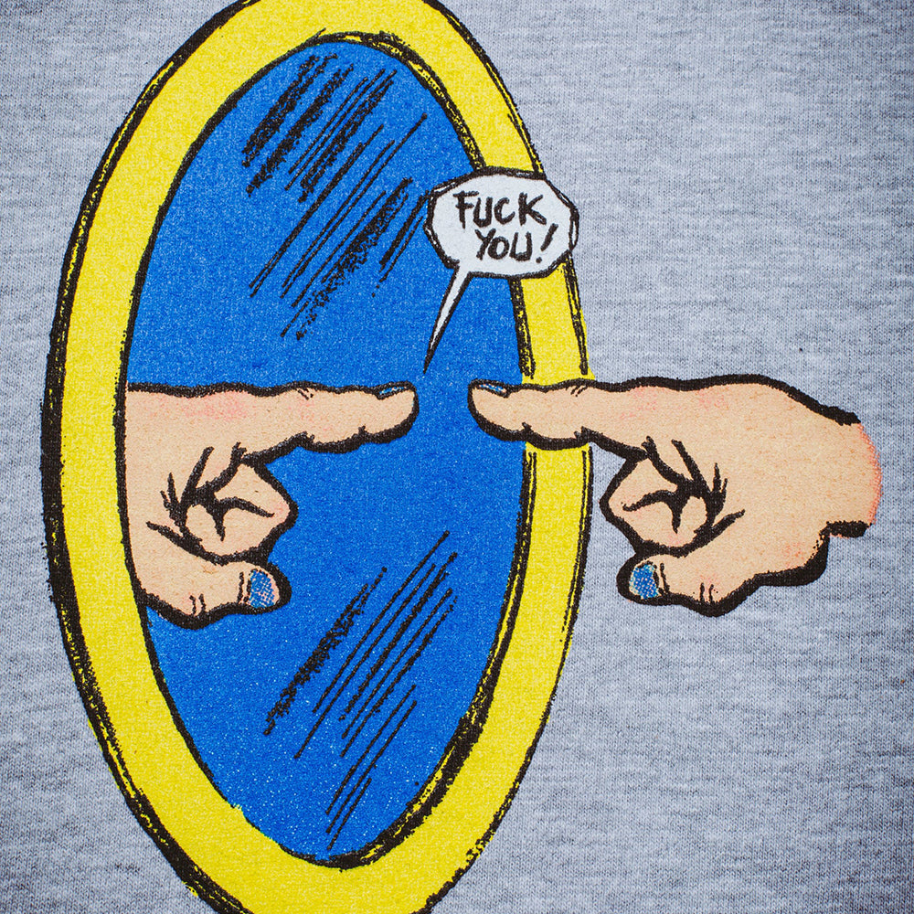 Fucking Awesome Fuck You Short Sleeve Tee Grey Heather