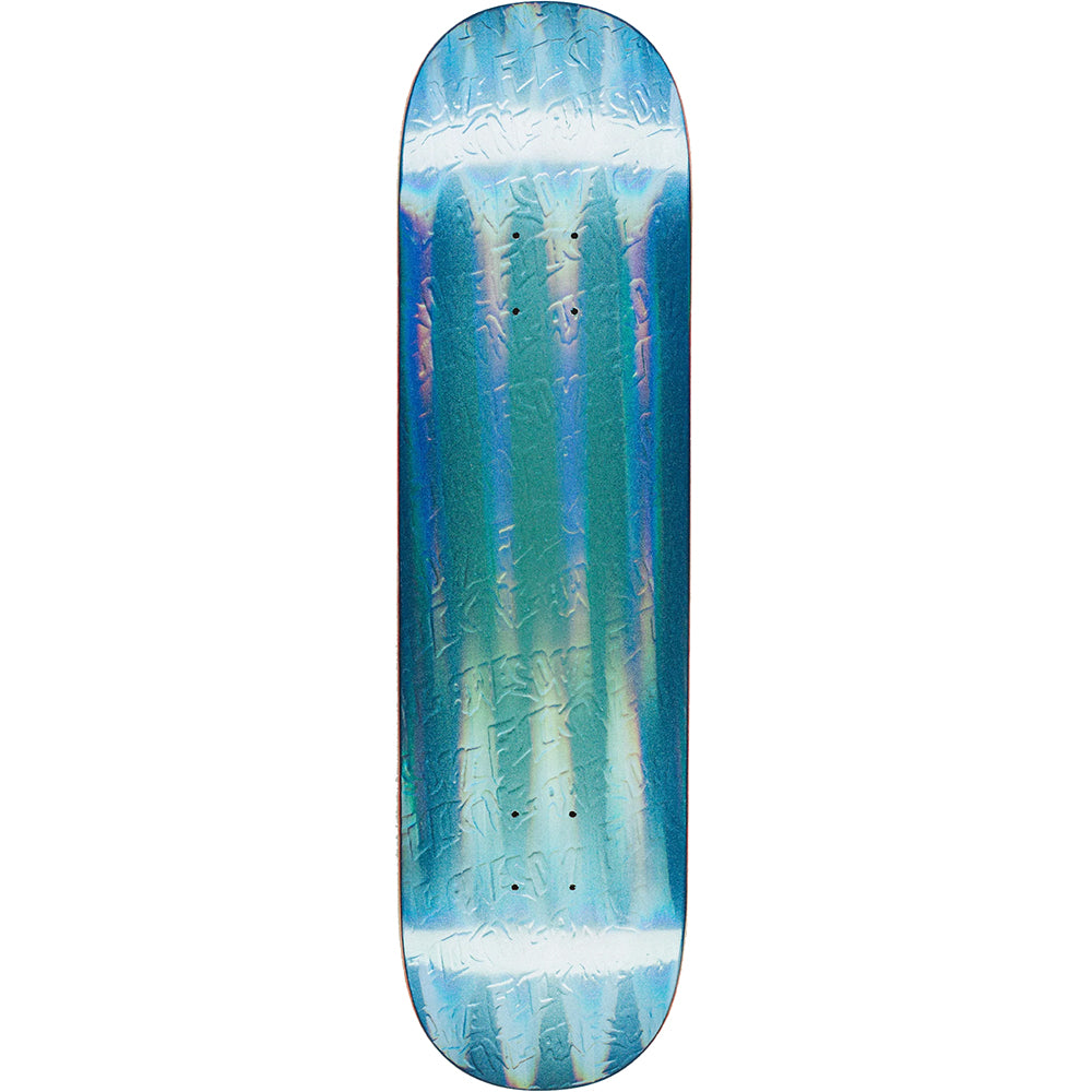 Fucking Awesome Gamma Ray Blue Embossed Skateboard Deck 8.38"