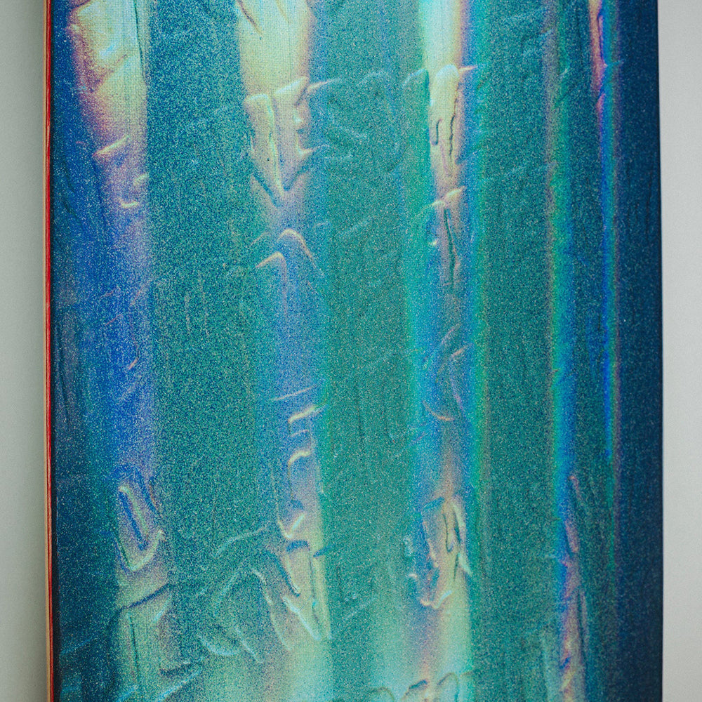 Fucking Awesome Gamma Ray Blue Embossed Skateboard Deck 8.38"