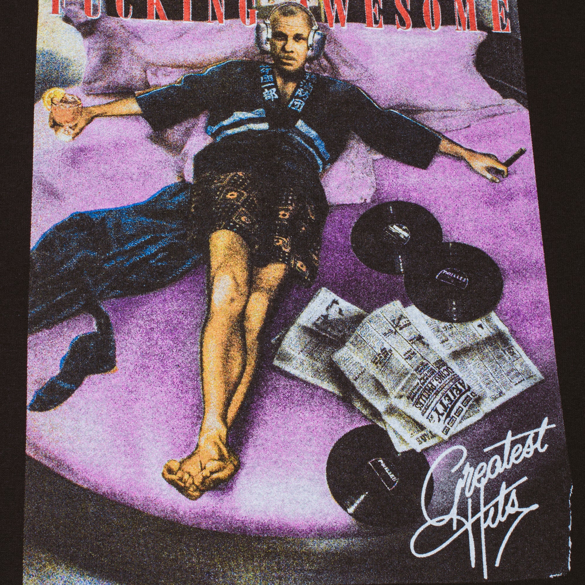 Fucking Awesome Greatest Hits Tee Black