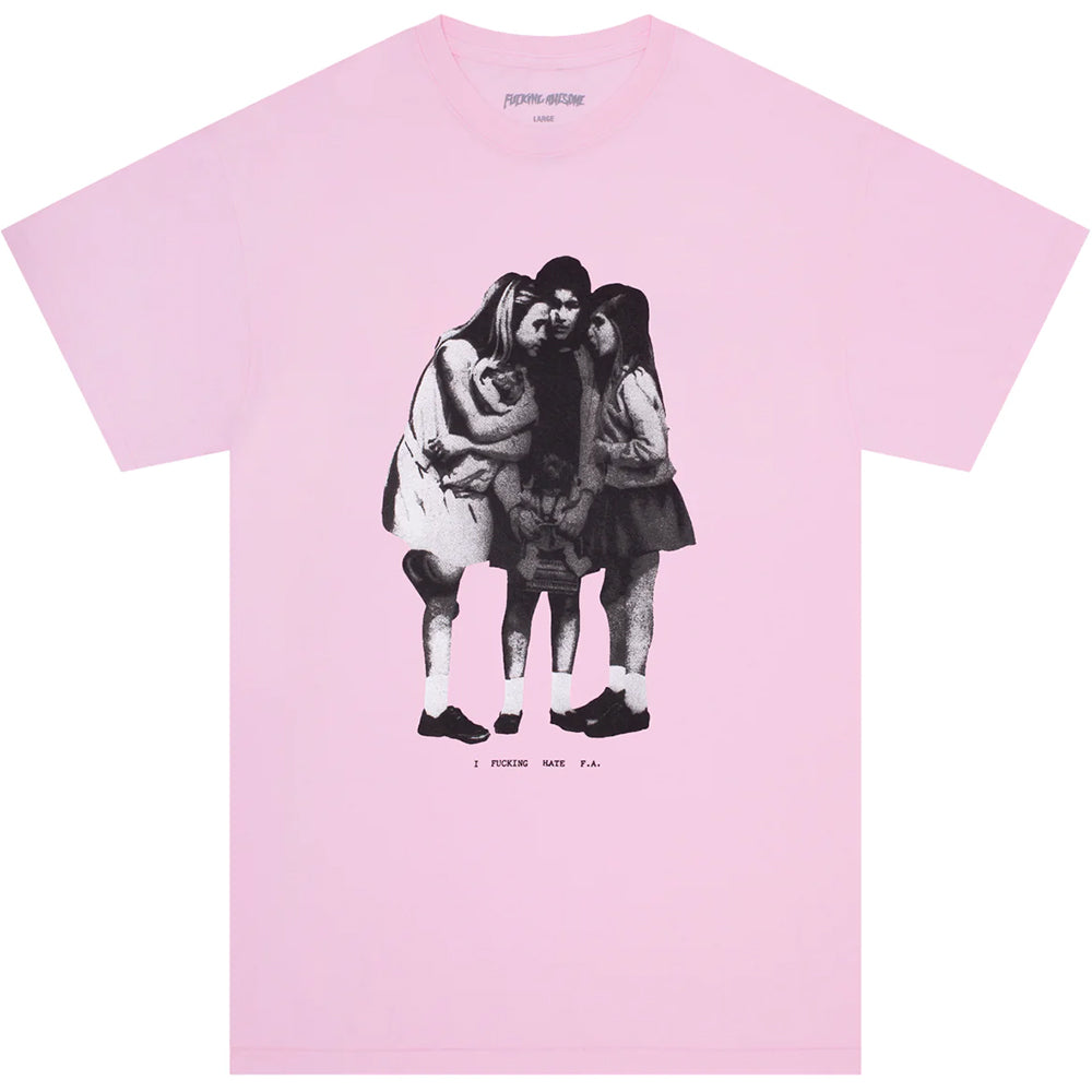 Fucking Awesome Hate FA Tee Light Pink