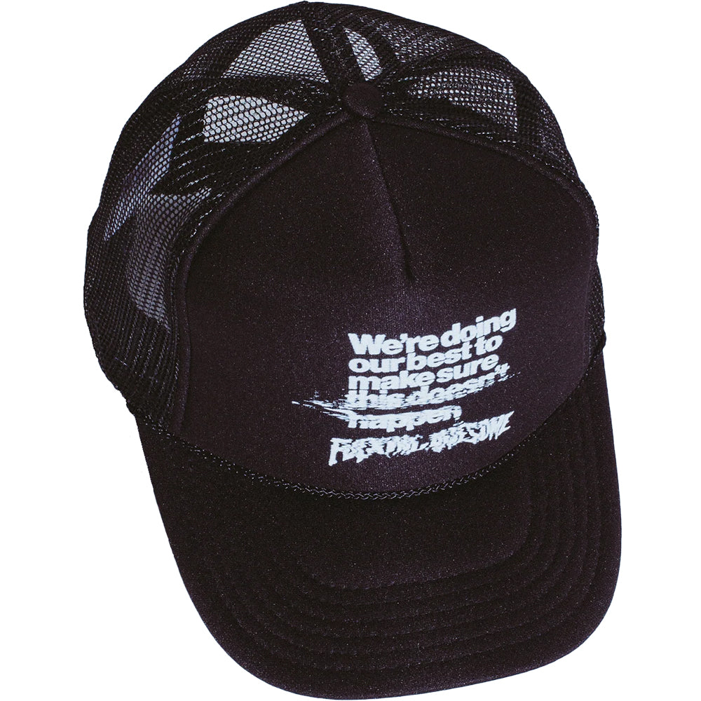Fucking Awesome Inconvenience Store Trucker Hat Black